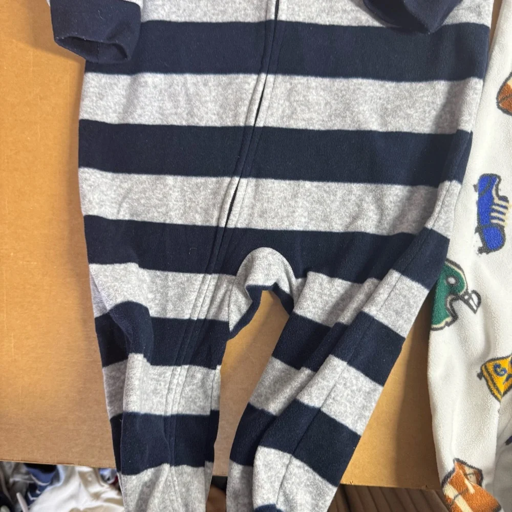 Carters Pajamas Toddler Footed Fleece Sleepers 2 Count